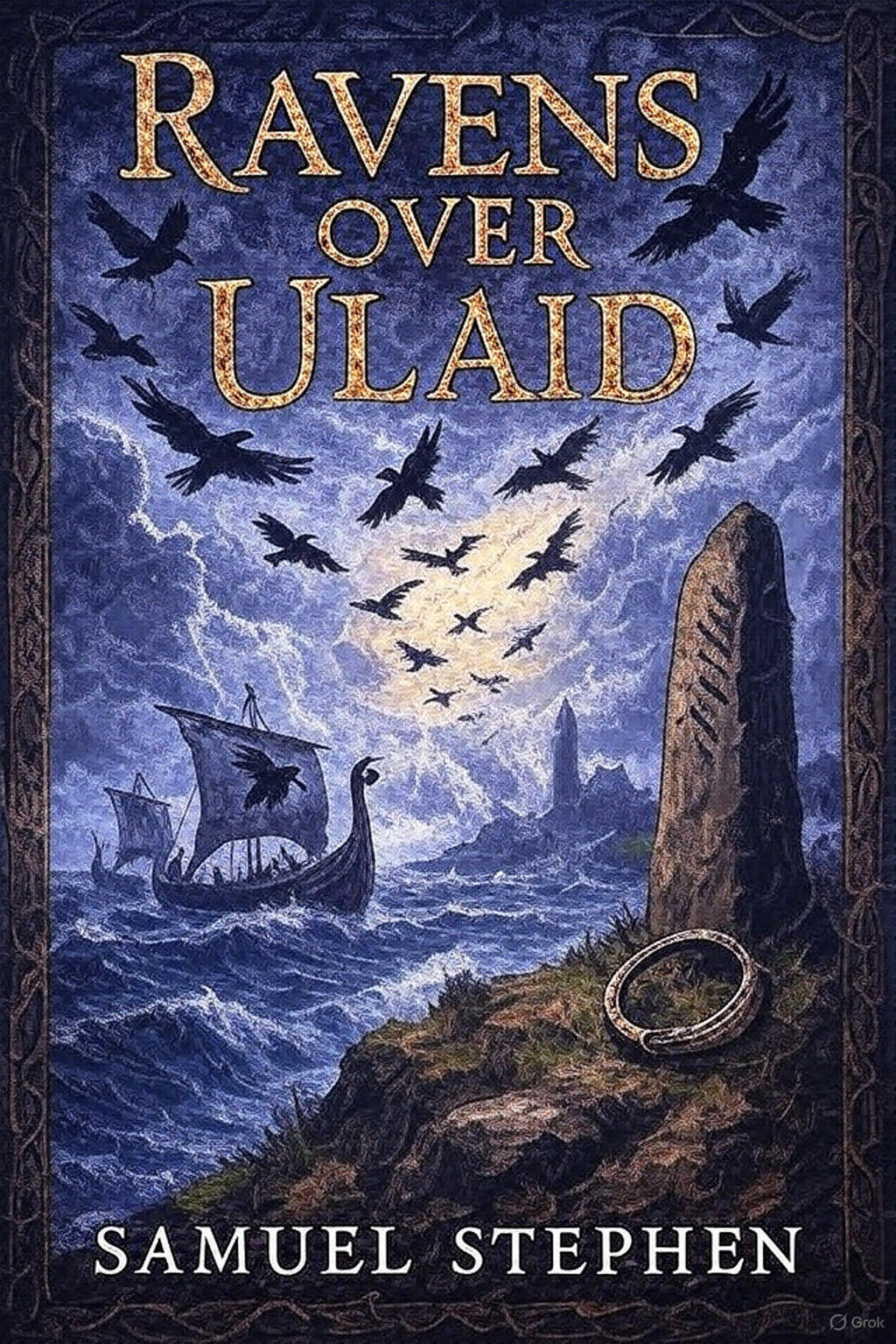 Book cover: Ravens over Ulaid by Samuel Stephen
